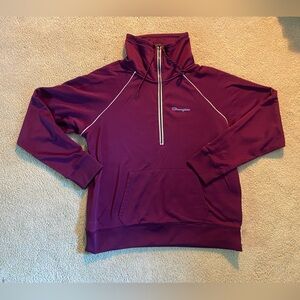 Maroon Champion Sweatshirt/Track Jacket